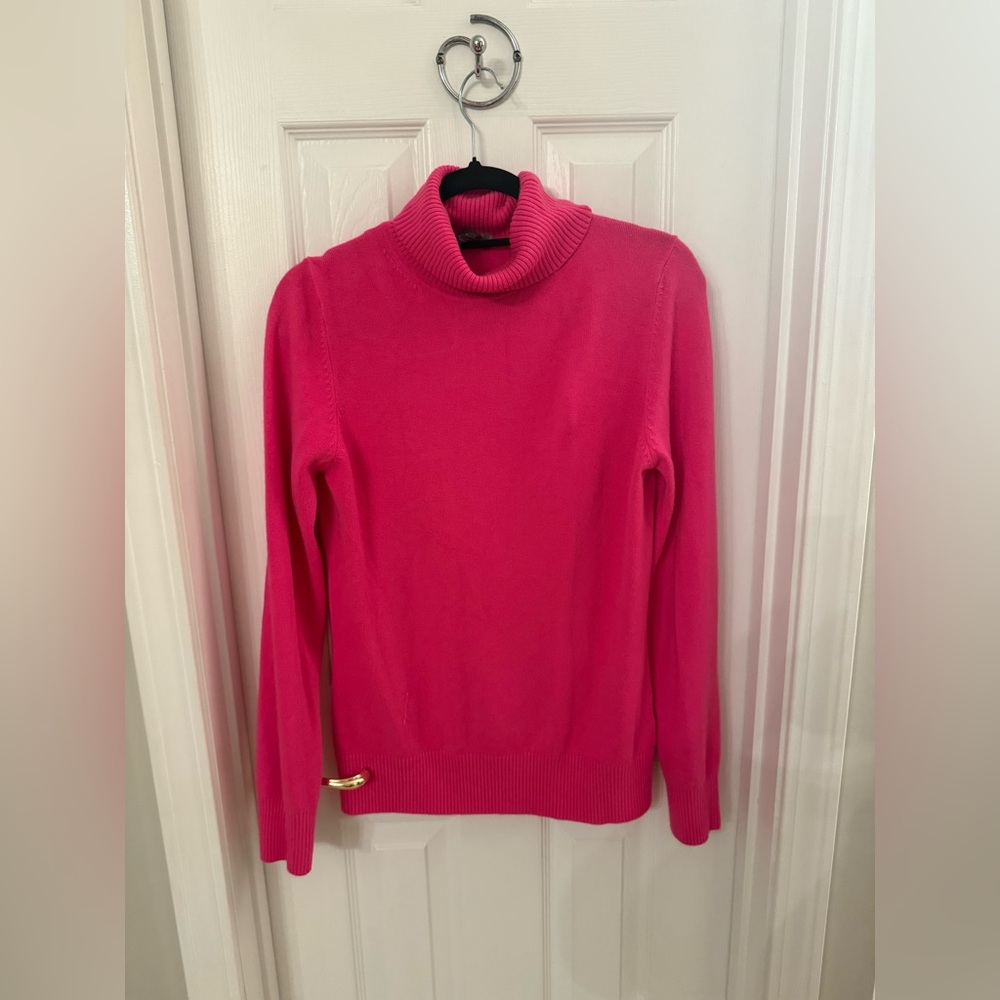 Hot pink French connection turtle neck